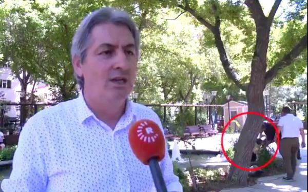 Ankara'da korku dolu anlar çekimi bırakıp oraya koştu - Resim: 1