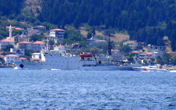 Rus istihbarat toplama gemisi Çanakkale Boğazı'dan geçti - Resim: 0