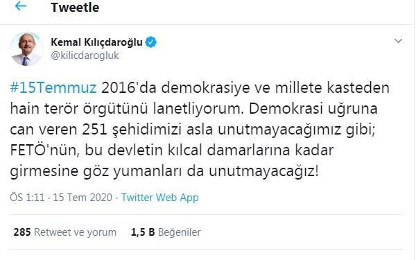 CHP Genel Başkanı Kılıçdaroğlu: Hain terör örgütünü lanetliyorum - Resim: 0