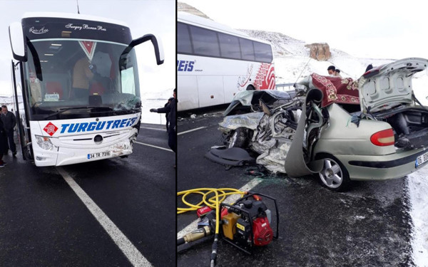 Erzurum'da feci kazada anne baba ve çocuk öldü! Meğer aile... - Resim: 0