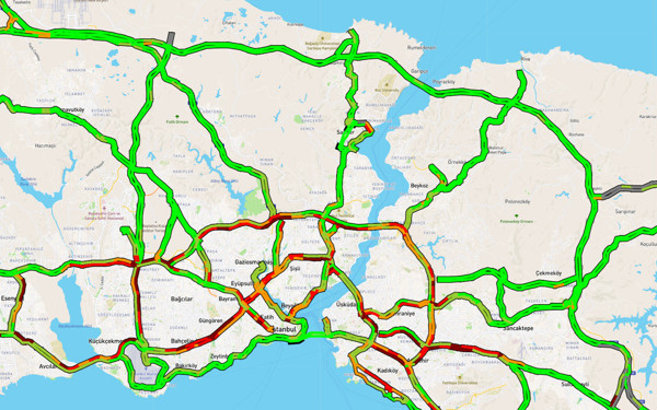 İstanbul'da yağmur ve kar sonrası trafik kilitlendi! İşte son durum - Resim: 1