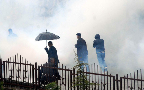 Köy korucuları kongresinde olay - Resim: 1