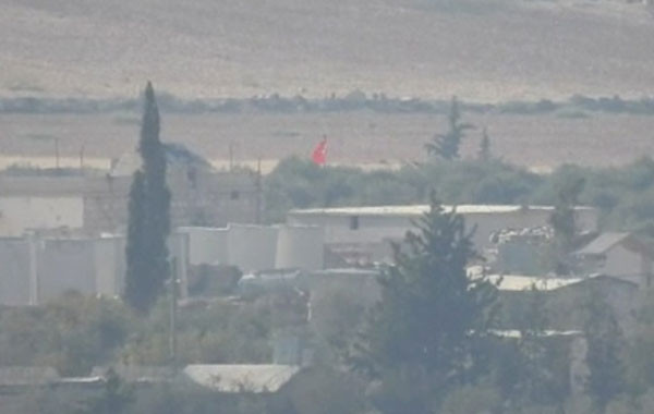 Halep'te Türk bayrağı dalgalanmaya başladı! İlk kez görüntülendi... - Resim: 4