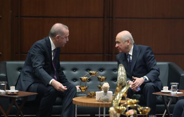 Sürpriz görüşme! Cumhurbaşkanı Erdoğan, Devlet Bahçeli ile bir araya geldi - Resim: 0