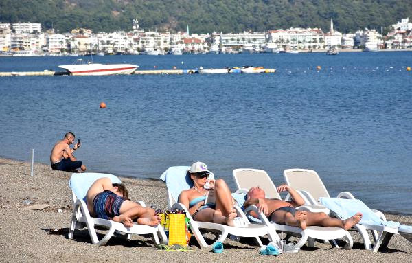 Marmaris'te pastırma yazı başladı! Turistler keyif yaptı - Resim: 1