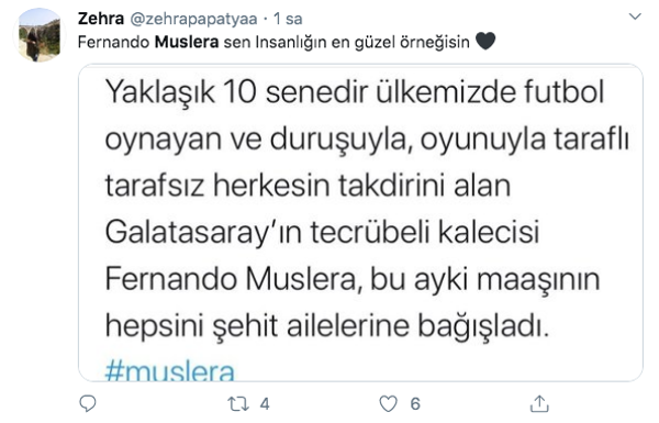 Fernando Muslera bu ayki maaşını şehit ailelerine bağışladı - Resim: 4