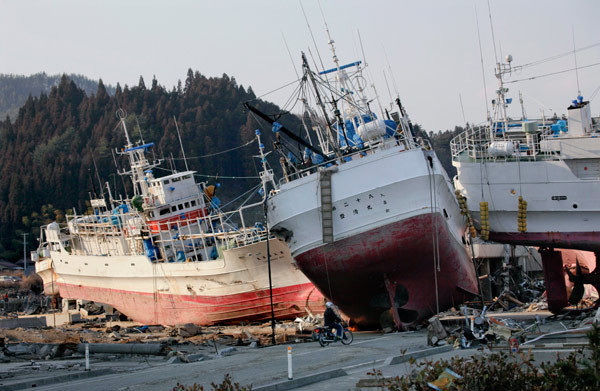 Yara saran Japonya'nın içler acısı görüntüsü    - Resim: 4