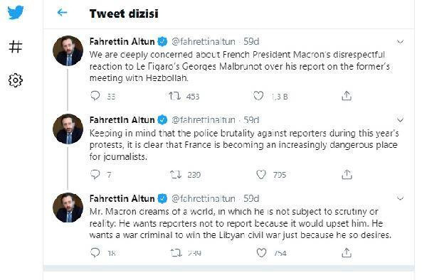 İletişim Başkanı Fahrettin Altun 'Macron' açıklaması! Endişe duyduk - Resim: 0