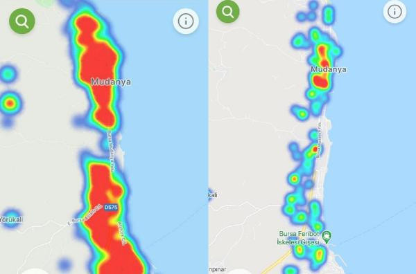 Bursa'da vaka sayıları azaldı, HES uygulamasındaki harita yeşile döndü - Resim: 1