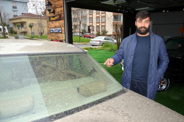 İstanbul'da gece çamur yağdı araç sahipleri sabah şoku yaşadı - Resim: 0