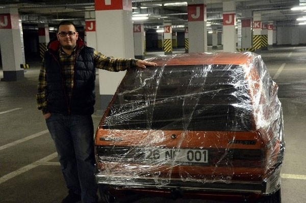 Böylesi ilk kez görüldü arabasını hergün... - Resim: 3