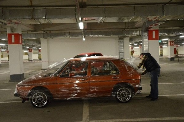 Böylesi ilk kez görüldü arabasını hergün... - Resim: 4