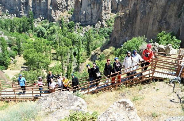 Aksaray'da gören telefona sarıldı! 394 basamaklı merdiveni aşıp akın ettiler - Resim: 3
