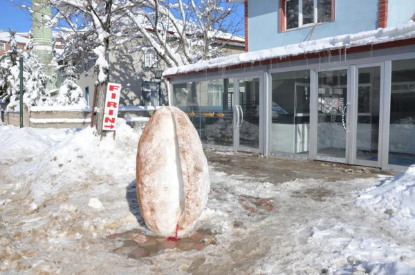 Yozgat'ta ekmek almaya gidenler gördüğü manzara karşısında şaştı kaldı: Hiç görmemiştik - Resim: 0