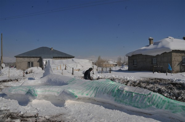 Kardan yaptıklarına bakın! Hava şartlarını sanata dönüştürdüler - Resim: 4