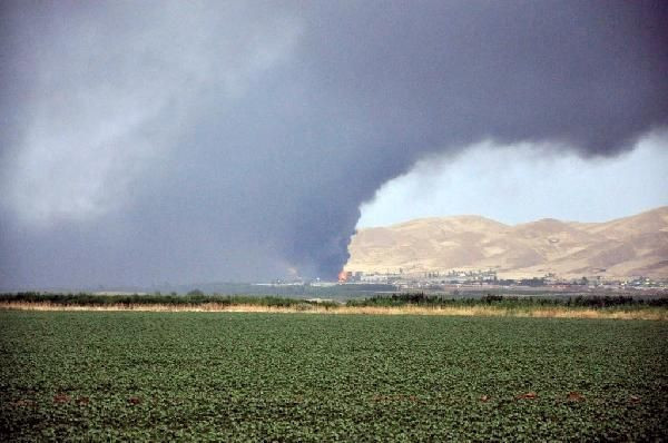 Irak sınırında şiddetli patlama - Resim: 1