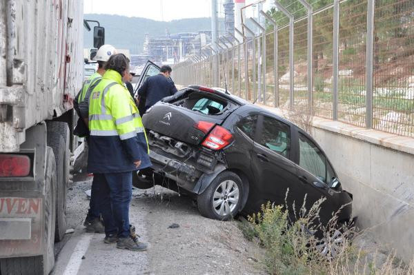 Kontrolden çıkan kamyon 7 otomobili biçti! - Resim: 4