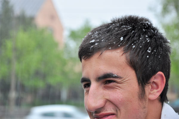 Erzurum'da lapa lapa kar yağdı - Resim: 2