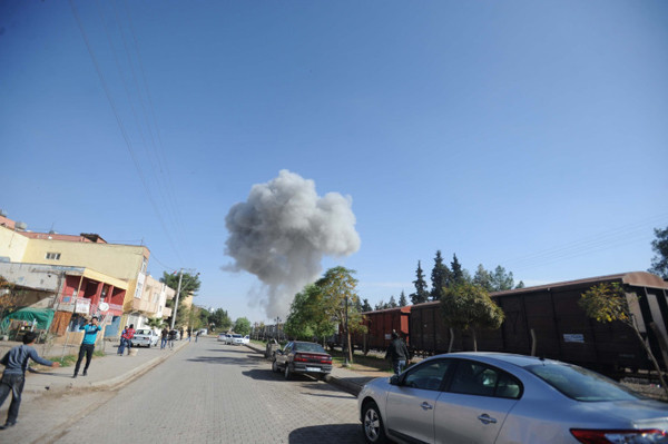 Sınırdaki patlamadan ilk görüntüler! - Resim: 1