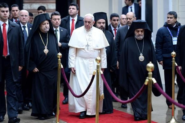 Papa Francis Patrikhane'yi ziyaret etti - Resim: 2