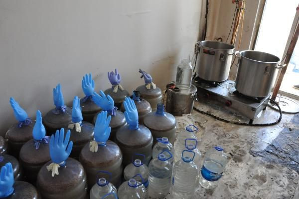 Bartın'da sahte içki yapan depoda patlama oldu - Resim: 2