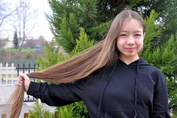 Nazar'ın saçlarını hiç kesmediler boyuna ulaştı! Osmaniye'nin Rapunzel'i - Resim: 3