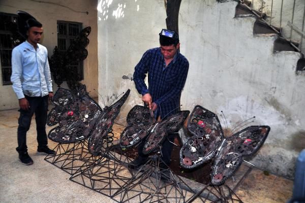 Hataylı genç heykelde kullandığı malzemeyi öğrenince çok şaşıracaksınız - Resim: 4