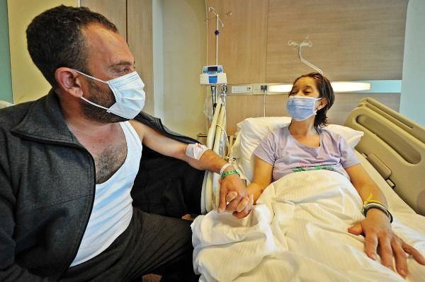 'Tatile gidiyoruz' diyerek hastaneye getirdiği eşine böbreğini verdi - Resim: 4