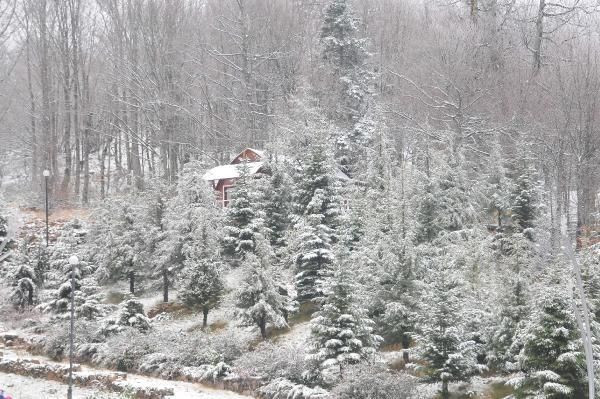 İstanbul'a 1.5 saat mesafede görüntüler bugün çekildi! Kartepe bembeyaz oldu - Resim: 2
