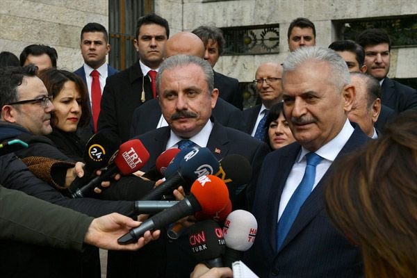 Meclis Başkanı Şentop'un ilk ziyaretçisi Binali Yıldırım oldu - Resim: 1