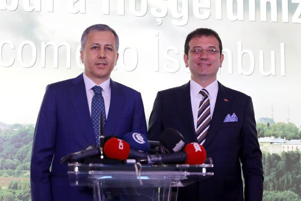 Vali Yerlikaya İBB Başkanı Ekrem İmamoğlu'nu ziyaret etti - Resim: 0