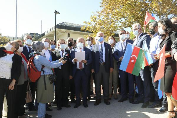 İYİ Parti'den Azerbaycan Büyükelçiliği'ne destek ziyareti - Resim: 0