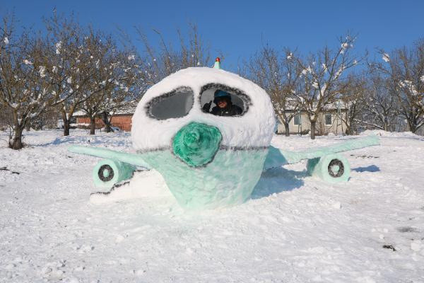 Sakarya'da kardan yapmak için 4 gün uğraştı! Gören hayrete düştü - Resim: 0
