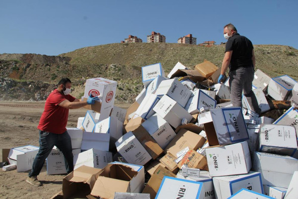 Çorum'da  piyasa değeri 10 milyon TL! Hepsi böyle imha edildi - Resim: 1