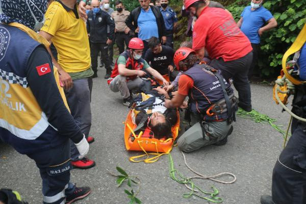 Trabzon'da gezintinin sonu kötü bitti! 80 metreden düştü: Ekipler seferber oldu - Resim: 2