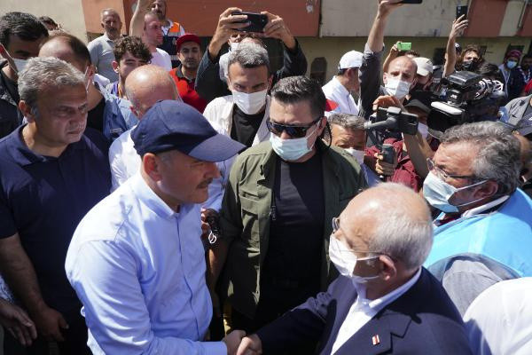 CHP Genel Başkanı Kılıçdaroğlu Bozkurt'ta incelemelerde bulundu! Bakan Soylu'dan bilgi aldı - Resim: 1