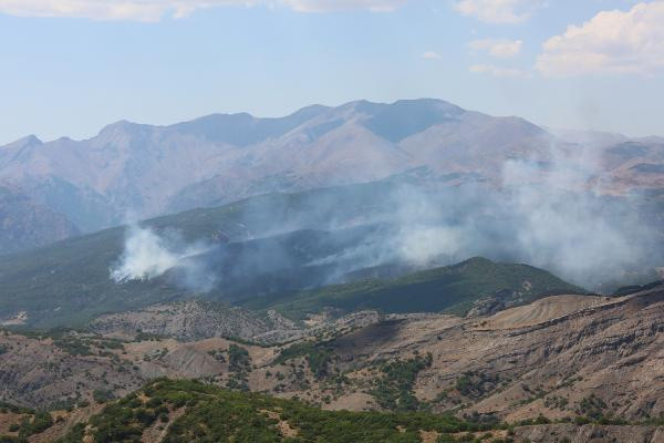 Tunceli Hozat yanıyor! 18 Ağustos'ta başladı 9 gündür sürüyor - Resim: 1
