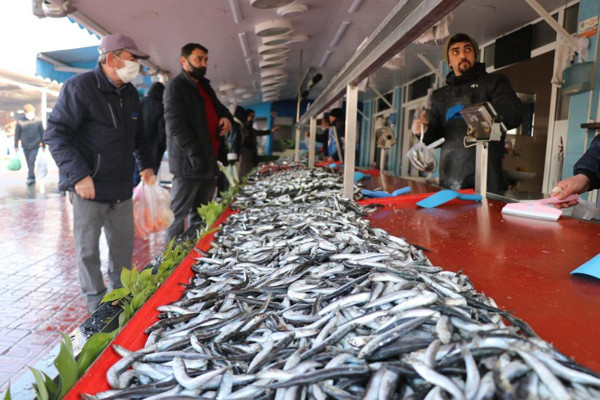 Fırtına balık tezgahlarını vurdu! Hamsinin fiyatı fırladı: İmkanı olmayanlar bakıp gidiyor - Resim: 0