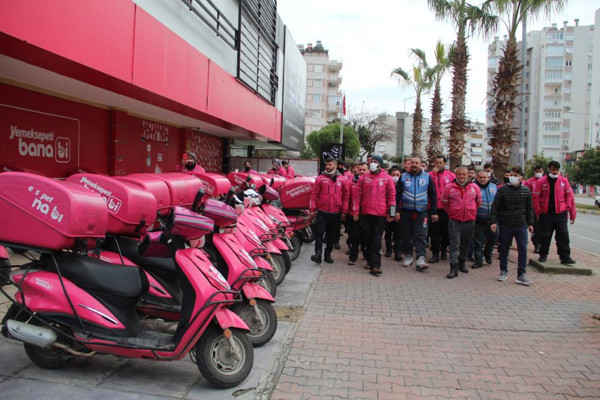 Yemek Sepeti Banabi motokuryeleri grevde! Aylık istenen paket sayısını açıkladılar - Resim: 1