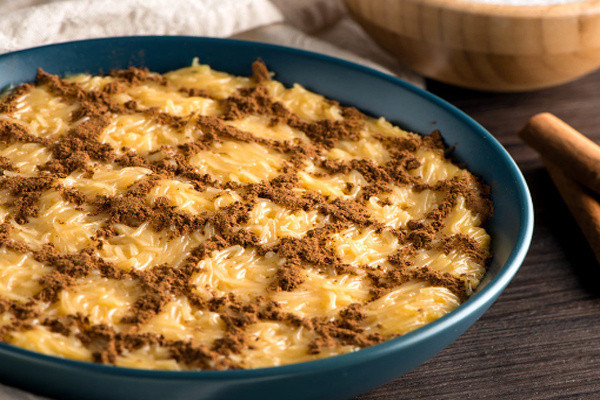 Ömrünüzde böyle bir tatlı hiç yemediniz: Portekiz usulü makarna tatlısı (Aletria) - Resim: 0