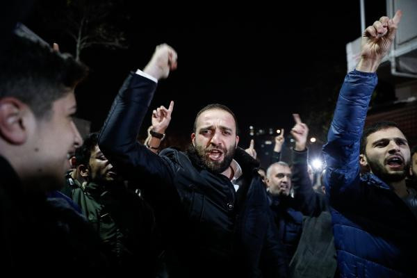 ABD Başkonsolosluğu önünde 'Kudüs kararı' protestosu - Resim: 3