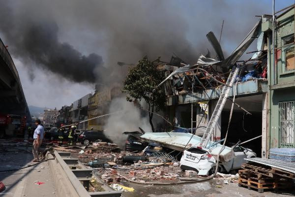 Samsun sanayi sitesi patlama olay yerinden ilk görüntüler - Resim: 3