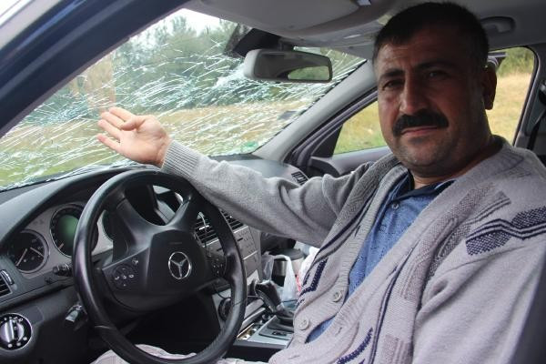 Edirne'de bir anda başladı onlarca araç... - Resim: 2