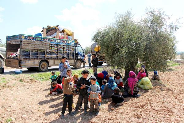 Afrin'den kaçanlar zeytinliklere sığındı... - Resim: 4