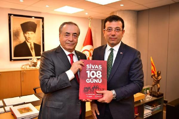 Ekrem İmamoğlu'ndan Galatasaray Kulübü'ne ziyaret - Resim: 1