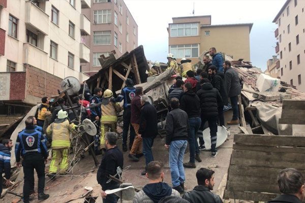 Kartal'da 8 katlı ve 24 daireli bina çöktü! İşte çöken binanın görüntüleri - Resim: 4