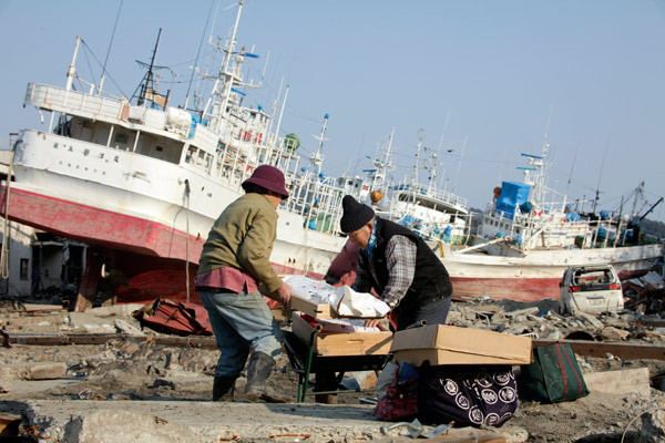Yara saran Japonya'nın içler acısı görüntüsü    - Resim: 2
