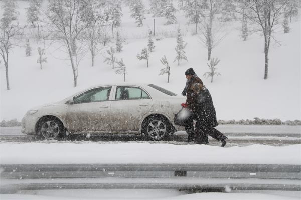 İstanbul'da kar yağdı böyle oldu - Resim: 4