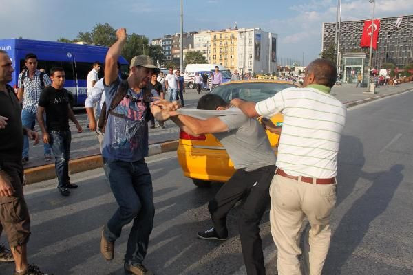 Anmaya tepki gösteren taksiciye dayak  - Resim: 3