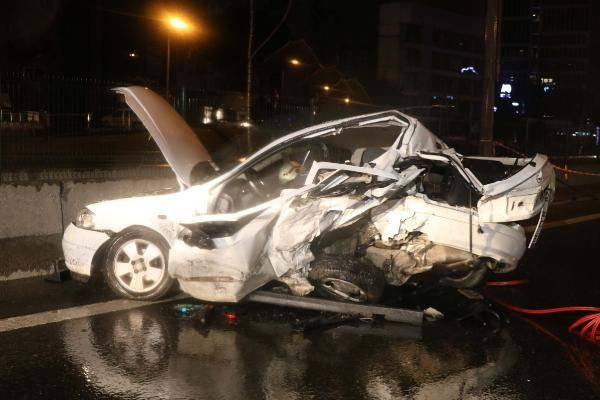 D100 Karayolu'nda zincirleme kaza: 1 ölü, 4 yaralı - Resim: 1